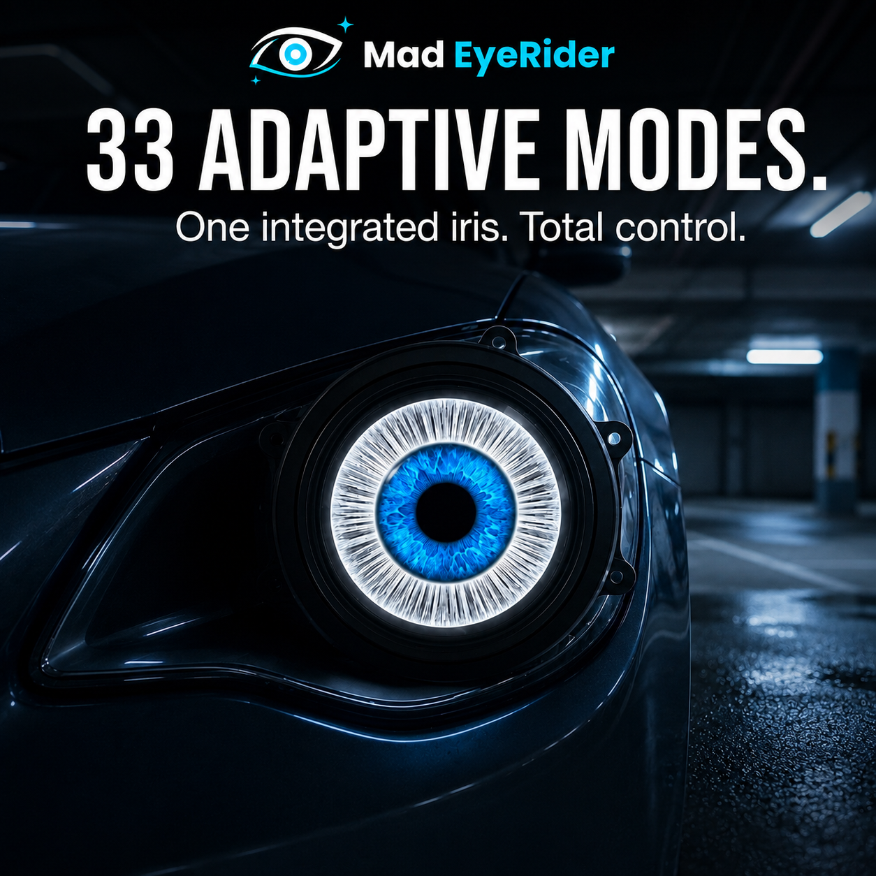 Mad-EyeRider™ RGB Animated Eyes Headlight