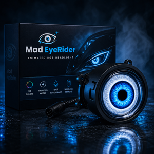 Mad-EyeRider™ RGB Animated Eyes Headlight