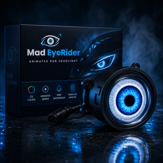 Mad-EyeRider™ RGB Animated Eyes Headlight